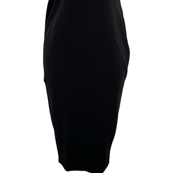 Nookie Medea Midi Bodycon Halter Dress Black Open Back S NWT Glam Edgy Cocktail - Picture 4 of 11